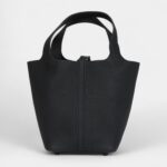 Hermès Picotin Lock 18 Monochrome Black Clemence Black Hardware