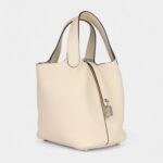 Hermès Picotin Lock 18 Nata Clemence Palladium Hardware