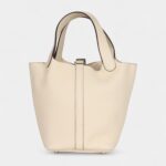 Hermès Picotin Lock 18 Nata Clemence Palladium Hardware