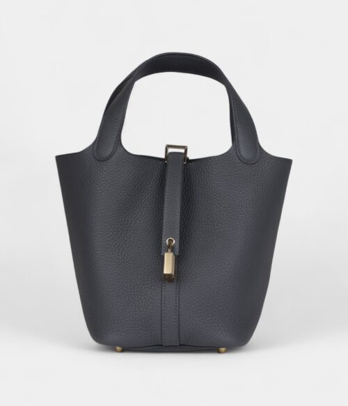 Hermès Picotin Lock 18 Slate Clemence Permabrass Hardware