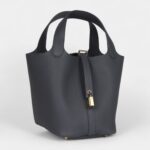 Hermès Picotin Lock 18 Slate Clemence Permabrass Hardware