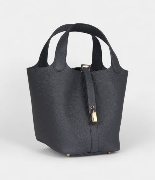 Hermès Picotin Lock 18 Slate Clemence Permabrass Hardware