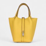 Hermès Picotin Lock 18 Sun Clemence Palladium Hardware