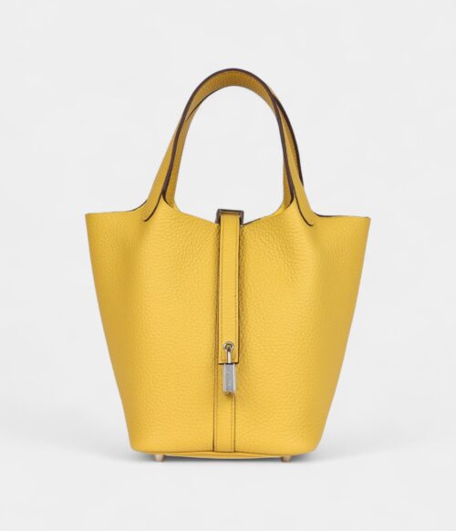 Hermès Picotin Lock 18 Sun Clemence Palladium Hardware