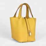 Hermès Picotin Lock 18 Sun Clemence Palladium Hardware