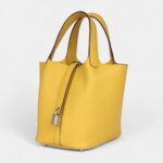 Hermès Picotin Lock 18 Sun Clemence Palladium Hardware