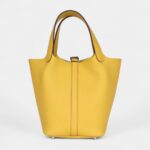 Hermès Picotin Lock 18 Sun Clemence Palladium Hardware