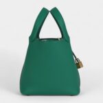 Hermès Picotin Lock 18 Vert Vertigo Clemence Gold Hardware