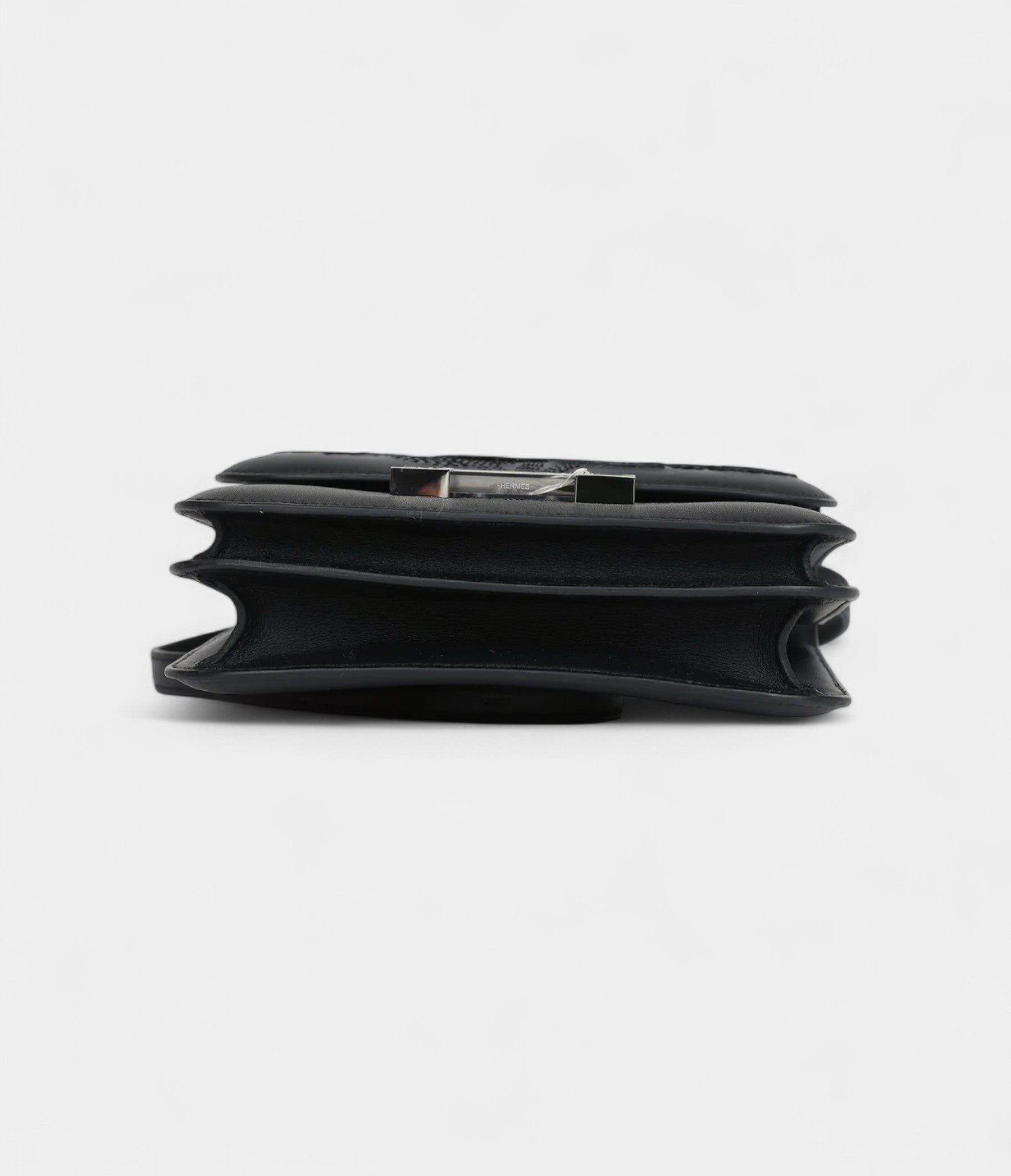 Hermès Rock Constance Wallet To Go Black Box Gold Hardware