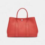 Hermès Rouge Duchesse Negonda Garden Party 30 TPM Palladium Hardware