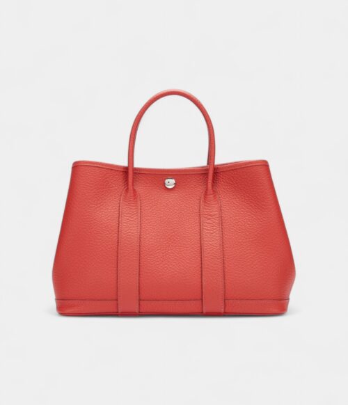 Hermès Rouge Duchesse Negonda Garden Party 30 TPM Palladium Hardware