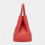 Hermès Rouge Duchesse Negonda Garden Party 30 TPM Palladium Hardware