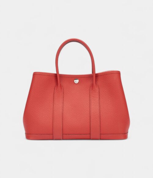 Hermès Rouge Duchesse Negonda Garden Party 30 TPM Palladium Hardware