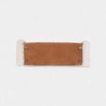 Hermès Teddy Kelly 20 Chamois Shearling and Swift Palladium Hardware