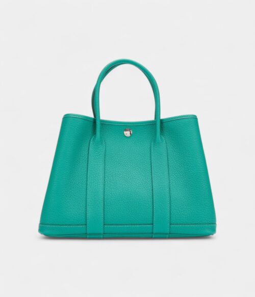 Hermès Vert Verone Negonda Garden Party 30 TPM Palladium Hardware