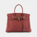 Hermes Birkin 40 Red Bag