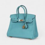 Hermès Birkin 25 Bleu Epsom Gold Hardware