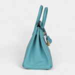 Hermès Birkin 25 Bleu Epsom Gold Hardware
