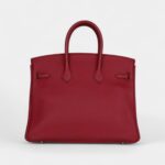 Hermès Birkin 25 Rubis Togo Gold Hardware