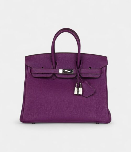 Hermès Birkin 25 Anemone Togo Palladium Hardware