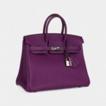 Hermès Birkin 25 Anemone Togo Palladium Hardware