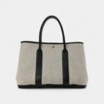 Toile Buffle Skipper Garden Party 36 MM Tote Black