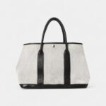 Toile Buffle Skipper Garden Party 36 MM Tote Black