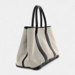 Toile Buffle Skipper Garden Party 36 MM Tote Black