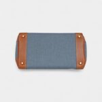 Vintage Hermès Birkin 35 Blue Denim and Gold Gulliver Gold Hardware