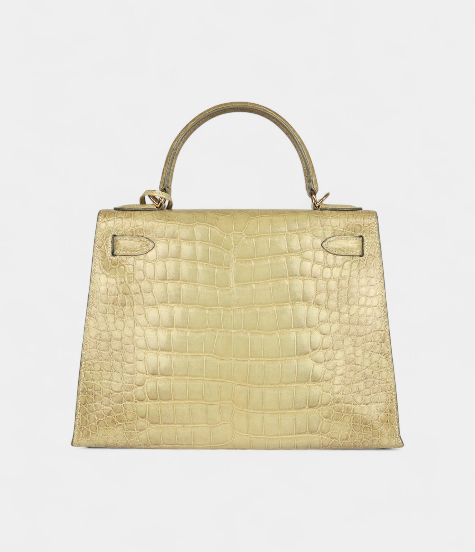 VintageHermesKelly28CeladonNaturaShinyAlligatorGoldHardware_6.jpg Vintage Hermes Kelly 28 Celadon Natura Shiny Alligator Gold Hardware