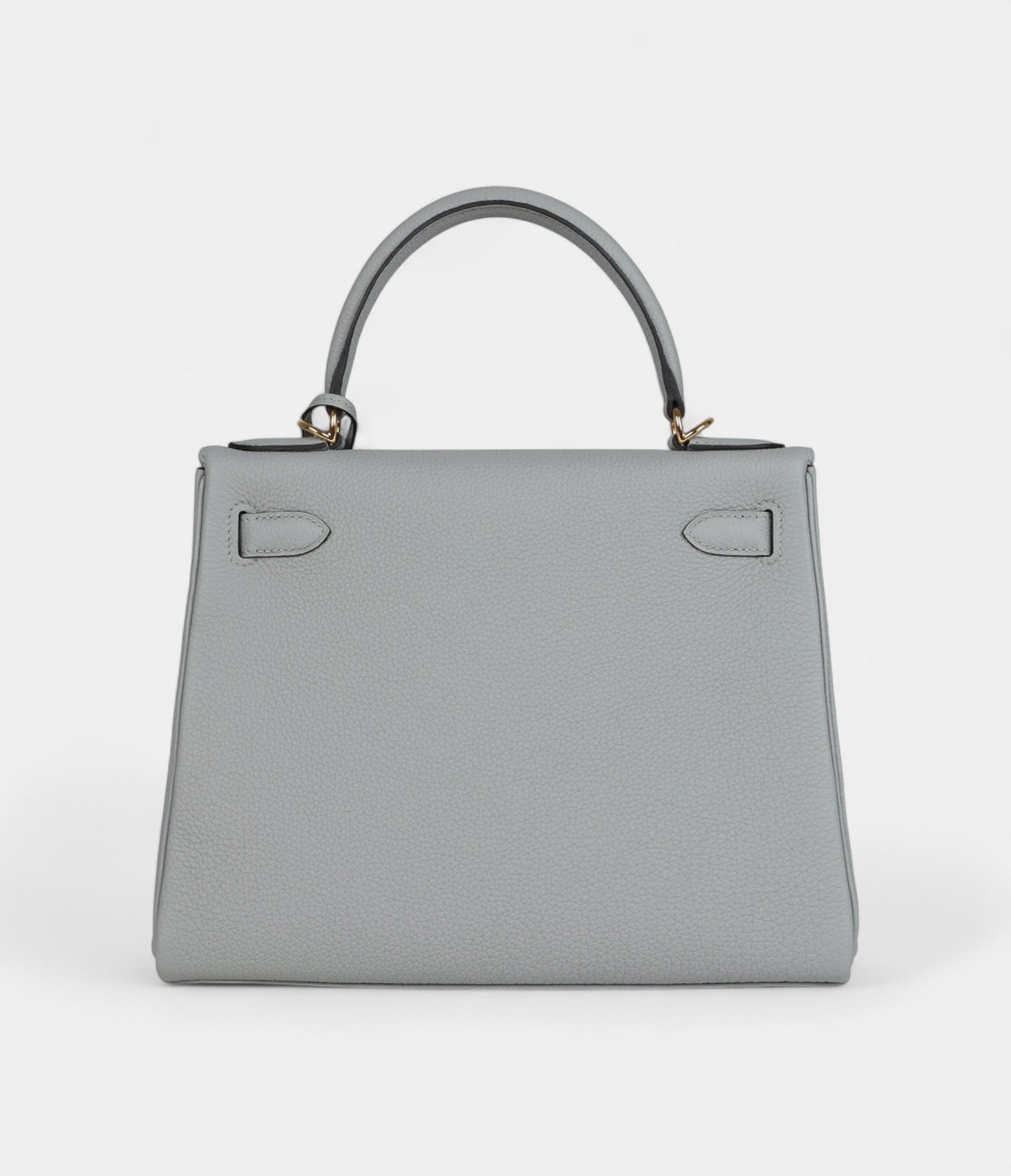 Vintage Hermes Kelly 28 Glacier Blue Togo Gold Hardware