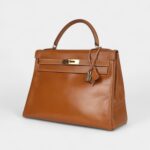 Vintage Hermès Kelly 32 Natural Sand Chamonix Gold Hardware