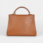 Vintage Hermès Kelly 32 Natural Sand Chamonix Gold Hardware