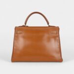 Vintage Hermès Kelly 32 Natural Sand Chamonix Gold Hardware