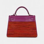 Vintage Hermès Kelly 32 Vibrato Cyclamen Box Gold Hardware