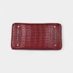 Vintage Hermès Travel Birkin 35 Rouge H Niloticus Crocodile Brushed Palladium Hardware