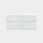 Hermès Jige 29 White Clutch Bag