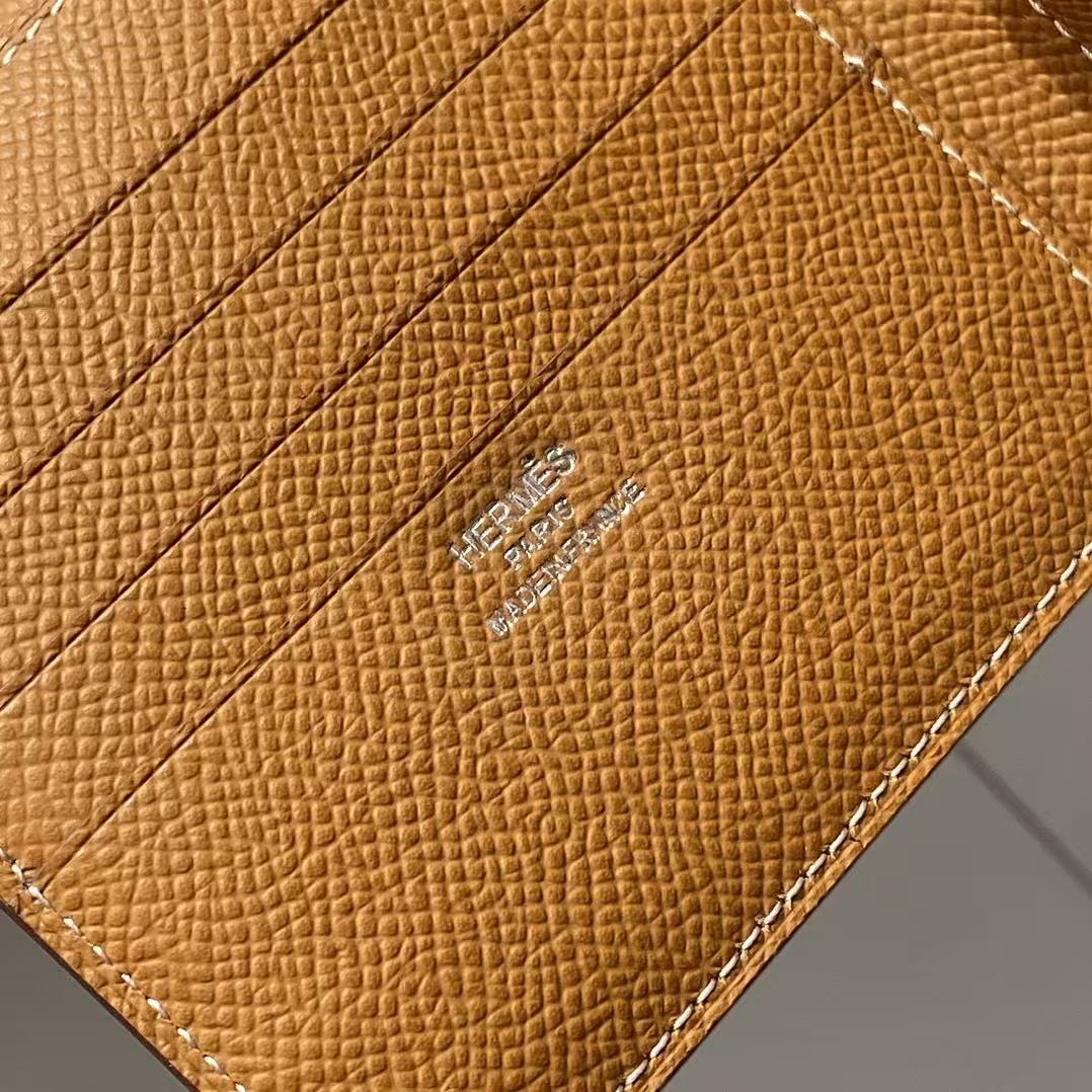 2e078fa3376e7d6e93a7ab24aefba1d2.jpg Hermès MC² Copernic Compact in Colorblock Wallet Gold