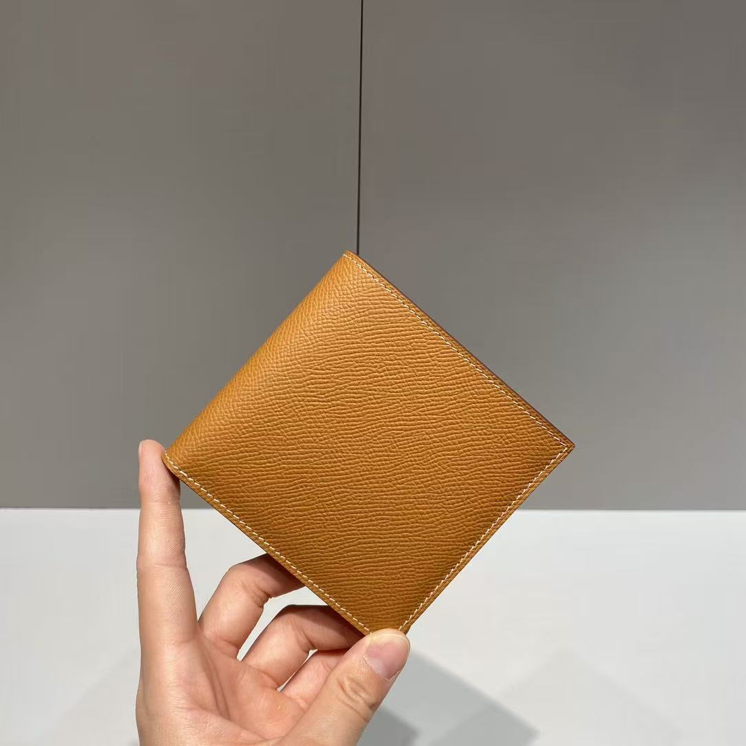 3b9d479e5ed0e9c82218b58bf6cbd6b1.jpg Hermès MC² Copernic Compact in Colorblock Wallet Gold
