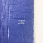 Hermès MC² Copernic Compact Wallet in Blue Sapphire Matte Alligator