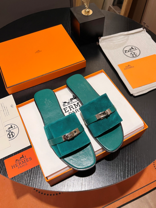 Hermès Classic Kelly Buckle Slides – Summer Essential