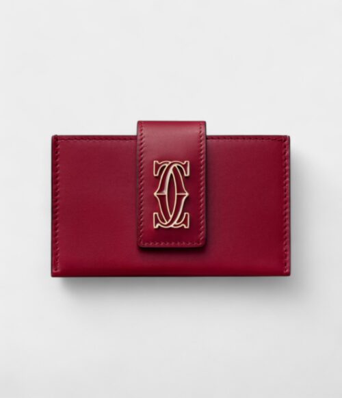 C De Cartier Accordion Card Holder Embodies Refined Sophistication