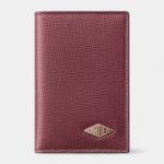 Cartier Losange 4 Credit Card Holder Burgundy Calfskin With Gold Finish