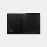 Cartier Losange 4 Credit Card Holder Grained Black Calfskin With Black Enamel