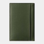 Cartier Losange 4 Credit Card Holder Khaki Calfskin With Jade Enamel