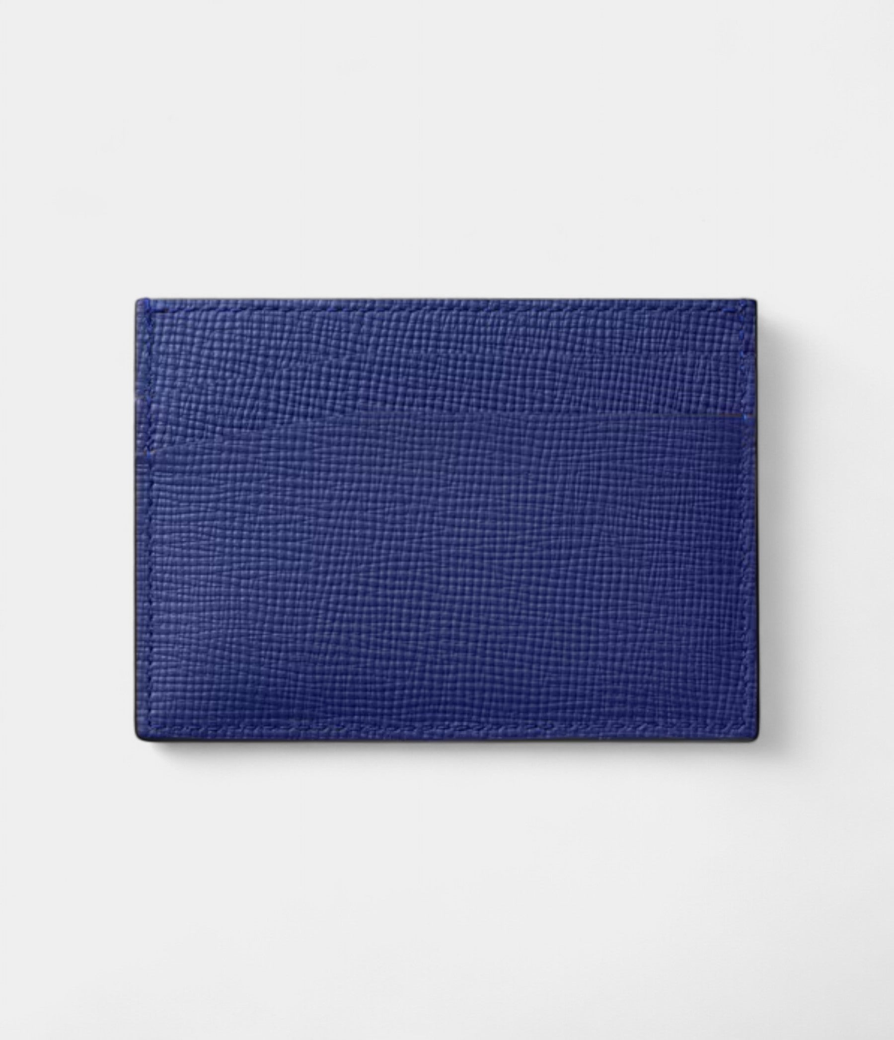 Cartier Losange Double Card Holder Grained Ink Calfskin With Palladium Finish