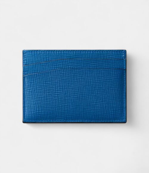Cartier Losange Double Card Holder Ocean Blue & Lime Enamel