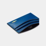Cartier Losange Double Card Holder Ocean Blue & Lime Enamel