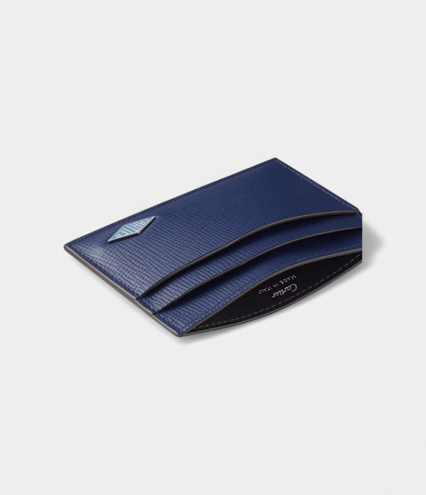 Cartier Losange Double Card Holder in Deep Blue
