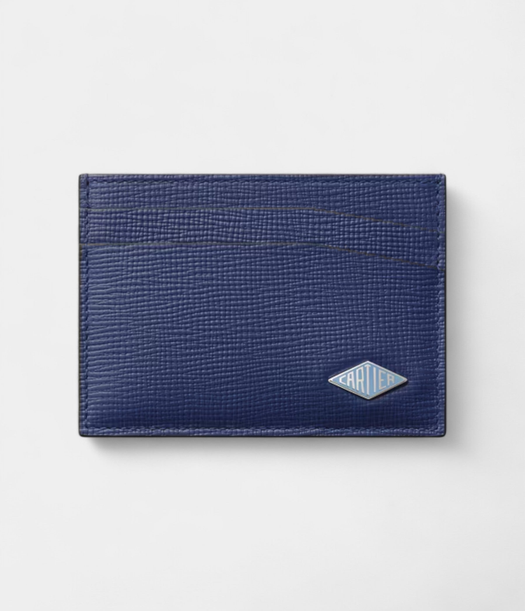 Cartier Losange Double Card Holder in Deep Blue